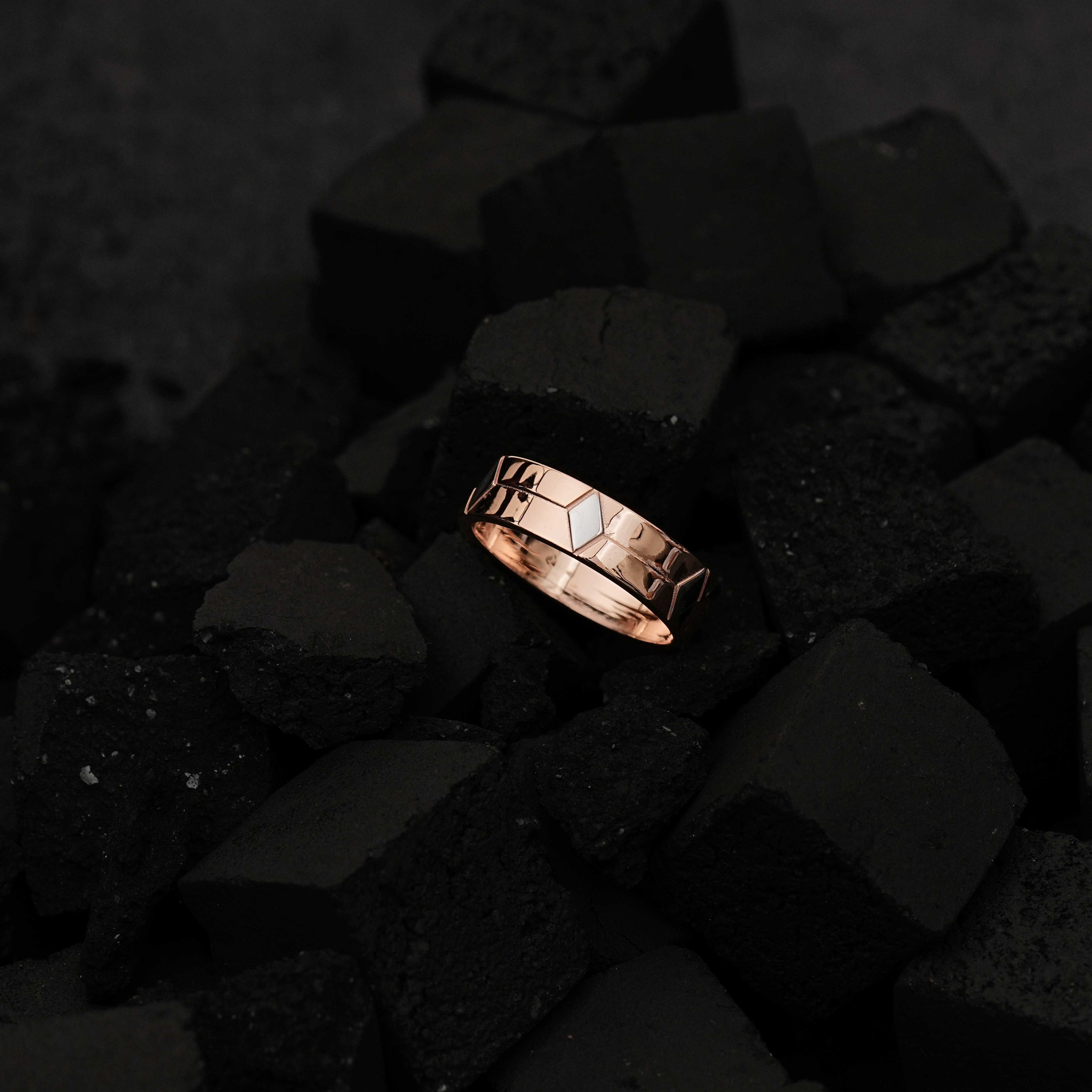 Pink Mother of Pearl Flower Set